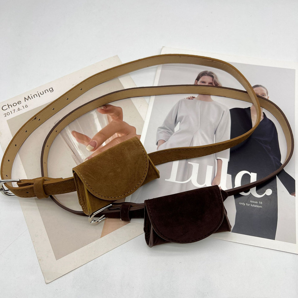 Korean Ins Style Mini Waist Bag for Women, Fashionable Versatile Belt Pouch for Dresses and Pants