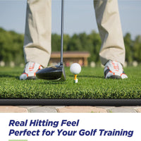 Golf Hitting Mat 5x4ft Indoor Practice Mat Portable Golf Batting Mat for Outdoor Training
