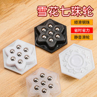 Self-Adhesive Swivel Caster Wheels for Furniture and Storage Boxes, Silent Mini Universal Wheels