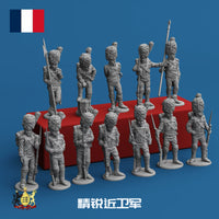 Napoleonic Wars Infantry Miniatures 3D Printed Tabletop Wargame Figures