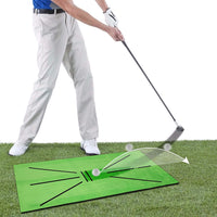Golf Swing Mat with Trajectory Detection for Indoor/Outdoor Practice