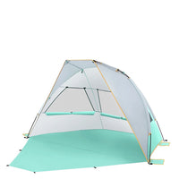 Portable Pop-Up Beach Tent UPF 50+ Sun Protection for 2-3 People Outdoor Camping and Shade