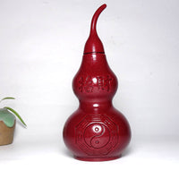 Cinnabar Gourd Ornament for Home and Office Decor