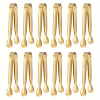Stainless Steel Ice Tongs for Bar & Kitchen, Sugar Cube & Ice Cube Clip