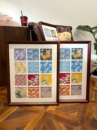 Palace Museum Postcard Photo Frame Multi-Grid Cardboard Art Display