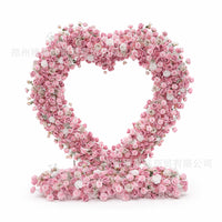 Heart-Shaped Wedding Arch Flower Stand for Outdoor Ceremonies and Decorations