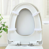 Oversized Toilet Seat Cover, Skin-Friendly Breathable Cotton Cloth Zipper Toilet Ring Cushion, Universal for All Seasons
