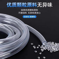 Industrial Grade Clear PVC Tubing for Fluid Transfer, Corrosion-Resistant Flexible Hose