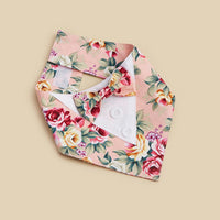 TANPOPO Floral Pet Bandana with Hook and Loop Fastener for Small to Large Dogs