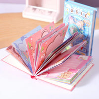 Mini Rotating Page Notebook for Students, Creative High-Value Pocket Journal, Small Memo Pad for Gifts and Rewards