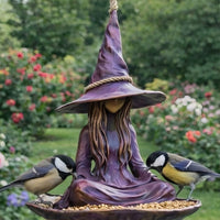 Witch Garden Hanging Bird Feeder Decoration