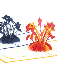 3D Pop-Up Father's Day Greeting Card with Envelope, Creative Gift for Dad's Birthday