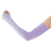 Summer Ice Silk UV Protection Arm Sleeves for Driving Cycling Outdoor Sports