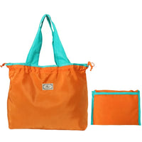 Foldable Cloud Drawstring Shopping Bag - Reusable Grocery Tote, Portable Shoulder Handbag