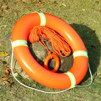 Professional Solid Foam PVC Lifebuoy with Reflective Rope for Adults