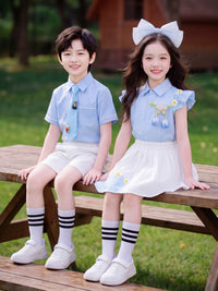 Kids' British Style School Uniform for Performances, Recitals, and Graduation Photos