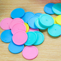 Galaxy Star Math Manipulatives 100-Piece Counting Chips Set for Preschool & Grade 1