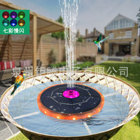 2025 New Solar Powered Floating Fountain for Outdoor Ponds & Bird Baths