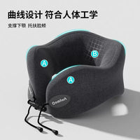 Miaoxixiong Memory Foam U-Shaped Neck Pillow for Travel and Napping