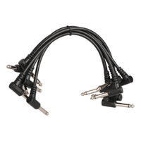 Guitar Bass Pedal Patch Cables Right Angle Audio Cable Set