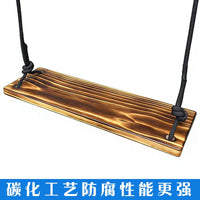 Wooden Swing Seat for Kids Outdoor Indoor Garden Patio Hanging Chair Anti-corrosion Wood Swing Board