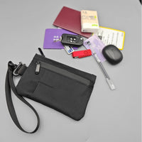 RFID Blocking Travel Wallet Passport Holder with Coin Purse, Waterproof Multi-functional Document Organizer