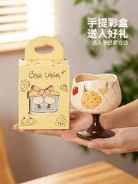 Modern Housewife Ceramic Mug with Footed Base - 200ml Coffee Cup, Gift Idea