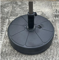 Outdoor Patio Umbrella Base Stand for Cantilever and Center Pole Umbrellas, Water/Sand Fillable