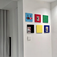Dopamine Felt Board Wall Decor with Adhesive and Pushpins, Nordic Style Photo Display & Message Board