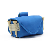 PU Leather Golf Ball Pouch with Belt Clip, Portable Outdoor Sports Ball Holder