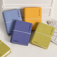 M5 Mini Travel Journal with Strap, 152-Page Thick Notebook for Stamp Collecting and Memories