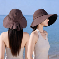 Women's UV Protection Sun Hat with Cooling Shawl and Wide Brim