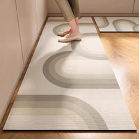 Minimalist Diatomaceous Earth Kitchen Mat Absorbent Oil-Proof Non-Slip Soft Pad for Home Restaurant
