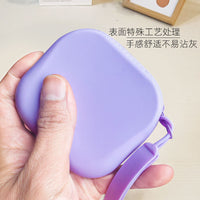 Mini Silicone Zipper Pouch for Coins, Jewelry, and Cables
