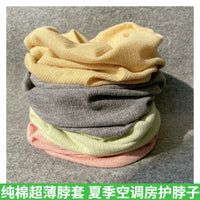 Summer Thin Neck Warmer for Sleeping, Air-Conditioned Room, Neck Protection, Windproof and Cold-Proof