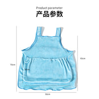 Pet Cuddling Apron with Pouch for Cats - Soft, Non-Stick Fur Design