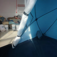 Winter Ice Fishing Tent, Insulated, Windproof, Portable Shelter for Outdoor Camping