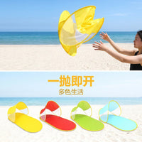 Pop-Up Beach Tent with UV Protection and Moisture-Proof Mat