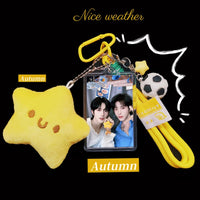 Huang Xing Qiu Dingjie Plush Acrylic Keychain Backpack Charm