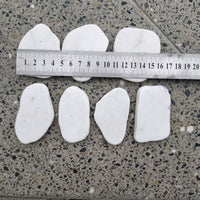Natural Pebble Slices for DIY Crafts and Garden Decor