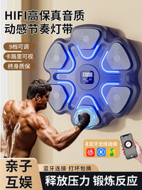 Smart Music Boxing Machine Wall Target for Adults and Kids, Electronic Punching Pad for Indoor Training
