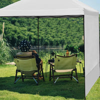 Outdoor Patio Tent Side Panel Sunshade for Umbrella Canopy, UV Protection