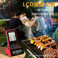 Wireless Remote Digital Meat Thermometer for BBQ Grill Oven with Smart Alert
