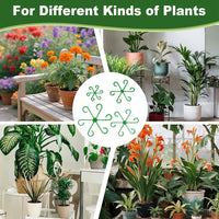 Adjustable Plant Support Rings for Garden and Potted Plants