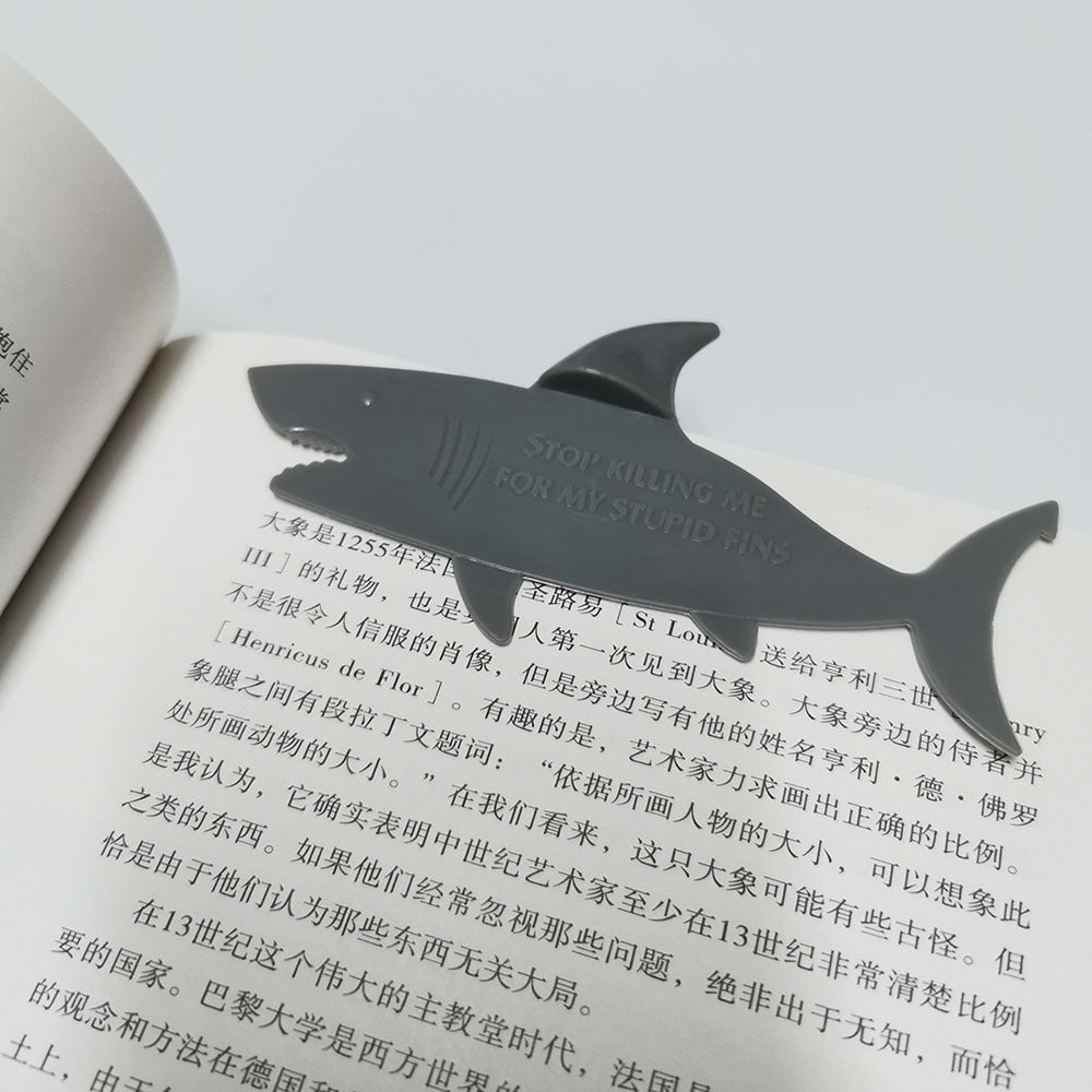 3D Ocean Shark Bookmark for Students and Office