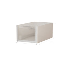 Japanese-Style Stackable Clear Storage Box with Lid for Kitchen Organization