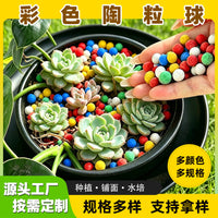 Ceramic Expanded Clay Pebbles for Hydroponics, Soil Amendment, and Decorative Planter Topping