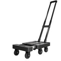 Foldable Silent Wheel Hand Truck Portable Outdoor Camping Cart Shopping Trolley