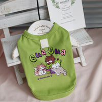 Pet Dog Summer Thin Strap Vest with Lace Trim for Small Dogs