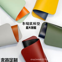 Dual-Sided PVC Leather Desk Mat Mouse Pad for Laptop Keyboard and Writing